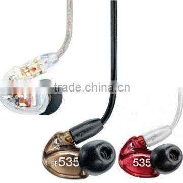 SE535 earphone With mic Hifi In-Ear Dynamic Bass noise canceling earphone 3.5MM Stereo In Ear Earphone with retail box