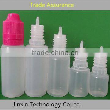 manufacture 30ml PE e liquid bottle 10 ml plastic dropper bottle tamper evidente cig plastic bottle