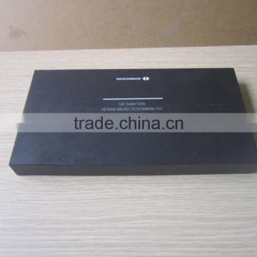 Luxurious black paper gift box with best quality from Vietnam