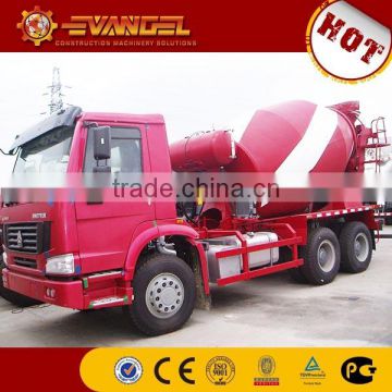 High performance and high price Sinotruck howo 6x4 8 m3 electric cement mixer