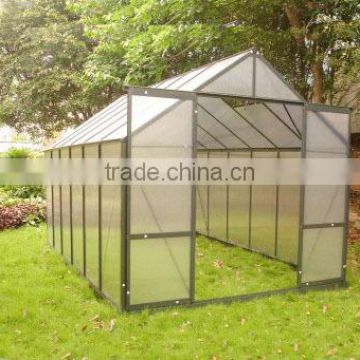 New Innovative Aluminium Profile 6mm Garden Greenhouse for Sale