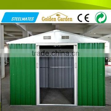 Home&garden used portable steel structure weatherproof storage shed