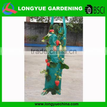 Garden use long plastic fabric hanging plant bags