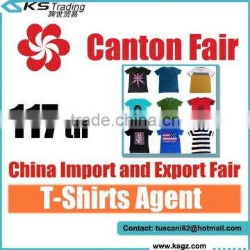 2015 Canton Fair Clothing Service with Man T-Shirts