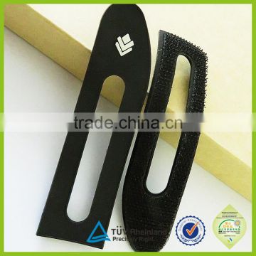 hook and loop adhesive backing strong sticky rubber pvc sleeve tab
