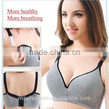2015lidies' breathing sheer tops no bra sexy woman sport bra nursing bra
