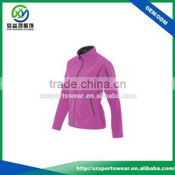 High Quality 100%polyester Fashion Women's Hoody Jacket