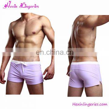 Cheap Purple Transparent Swimwear Men