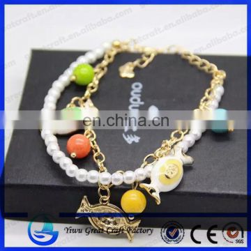 beads hand chain pendants bracelet hand made