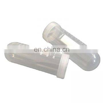 MY-L006A 100ml laboratory Graduated round bottom plastic micro centrifuge tubes vials Price