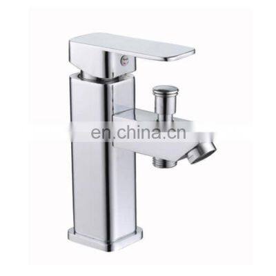 Best selling Wholesale Single cold bathroom ABS Handle Basin Faucets Zinc Tap