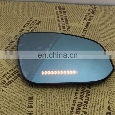 Panoramic rear view blue mirror glass Led turn signal Heating blind spot monitor for Subaru LEGACY 2012,2pcs