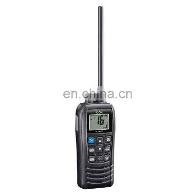Marine electronics maritime navigation communication 6W icom IC-M37 portable VHF two way radiotelephone transceiver float flash