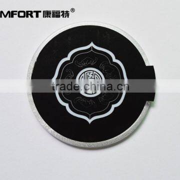 Led plastic drink coaster with logo