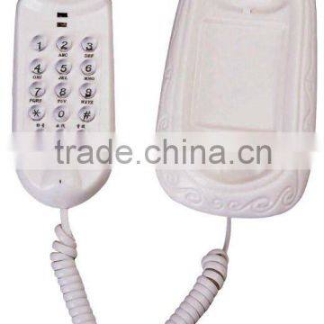 White marble decorative telephone