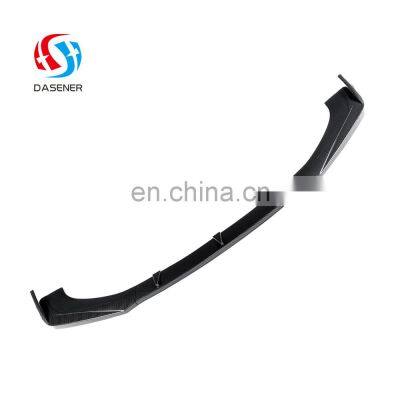 Honghang Manufacture New Style Front Lips, Carbon Fiber Color Universal Front Bumper Lips Splitter For All Coupes And Sedans