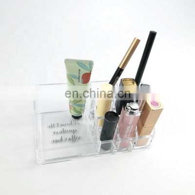 mouth foil clear small acrylic makeup organizer
