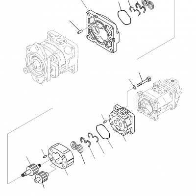 ON SALES! 705-38-32030 Hydraulic Gear Pump for Komatsu WA250-6