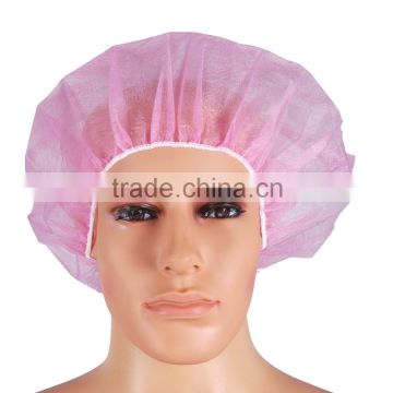 Disposable elastic rubber Bouffant Cap Nurse cap ,Mob cap with FDA,CE Standard