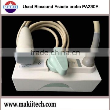 used Biosound Esaote ultrasound scan probe PA230E doppler color transducer