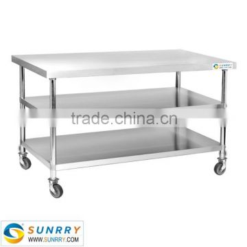 Stainless Steel Dining Table Base/Kitchen Picnic Tables/kitchen bistro table (SY-WT369W SUNRRY)