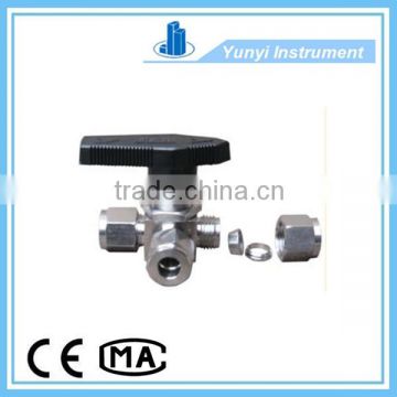 China industrial 3 way ball valve
