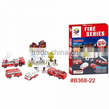 Fire Fighting miniature vehicles 3d jigsaw puzzle mini toy