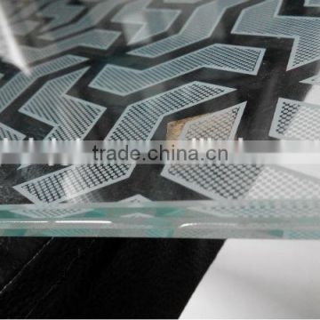 4mm 5mm 6mm 10mm 12mm ceramic silk printing glass with high quality glass factory qinhuangdao