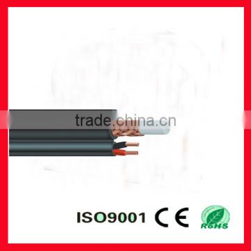 High quality rg59 coaxial cable with 2 power wire