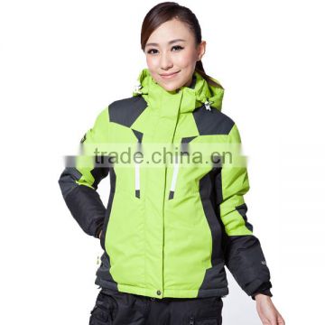 New high quality slim outdoor winter ladies active ski jacket
