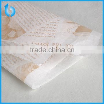 Environmental water marked paper printted all kinds fruit and letter for food