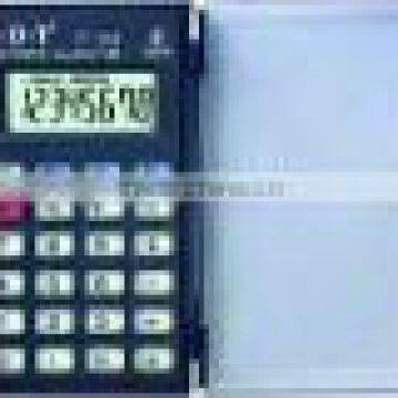 8 digits pocket calculator with cover and comfortabale rubber keys LT-104A