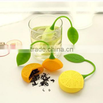 Wholesale popular high standard lemon silicone tea infuser
