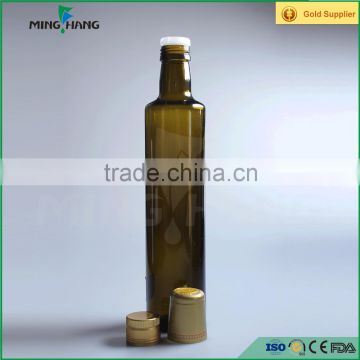 500ml 750ml cylindrical cooking oil glass bottle