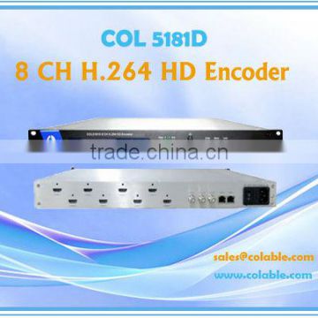 COL5181D 8 CH H.264 HD HDMI to IP Video Encoder