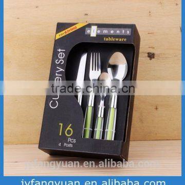 Hot sall!!18/10 stainless steel hanging flatware set