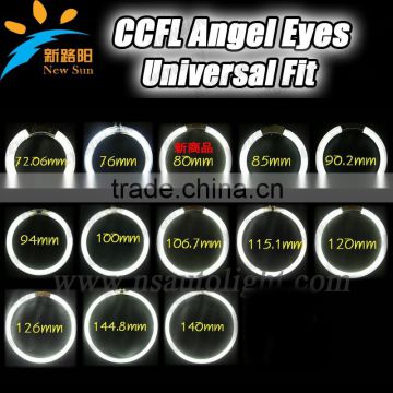 Multi color universal ccfl angel eyes halo rings, high quality car angel eyes headlights