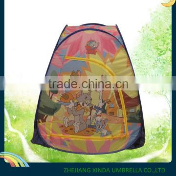 Polyester Fabric Kid Play Tent with Lovely Printing XD-T001