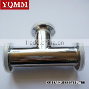 ISO-KF16 stainless steel vacuum fittings tee