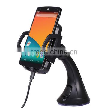 Qi Wireless Car Charger With Adjustable Air Vent Mount For Mobile Phones