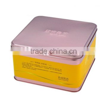 Square tins for cake,cake tins made in China,cake box from China