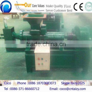 hot charcoal extruder for sliver charcoal / Best quality charcoal briquettes extruder