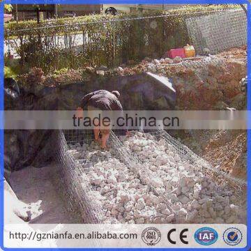 heavy galvanized gabion basket sizes/zinc coated gabion box wire mesh(Guangzhou factory)