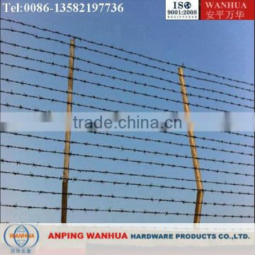 barbed wire fencing price( Professional factory ISO9001)