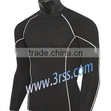 men lycra men shorts sleeves rash guard with UPF50+