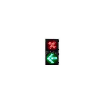Long Life Red Fork LED Traffic Signal Lights AC 110V , Arrow Traffic Light