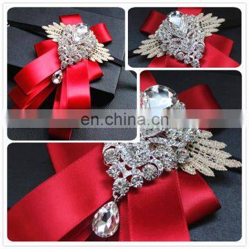 Aidocrystal Handmade Bow tie Fashion Groom Men Red Plaid Male Marriage Butterfly Wedding Bow ties