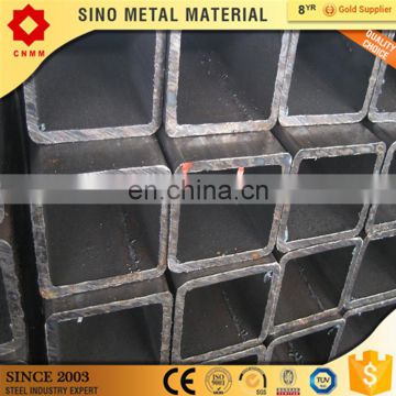 hollow steel tube thick wall black square tube raw material tianjin supplier