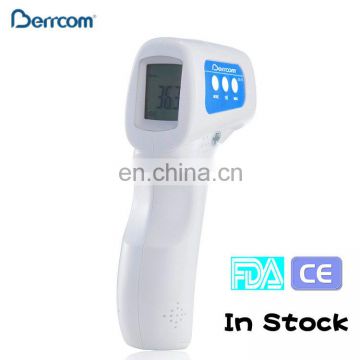 Body temperature gun type non contact forehead digital infrared thermometer