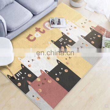 China factory cheap price 3d print carpet mat for living room